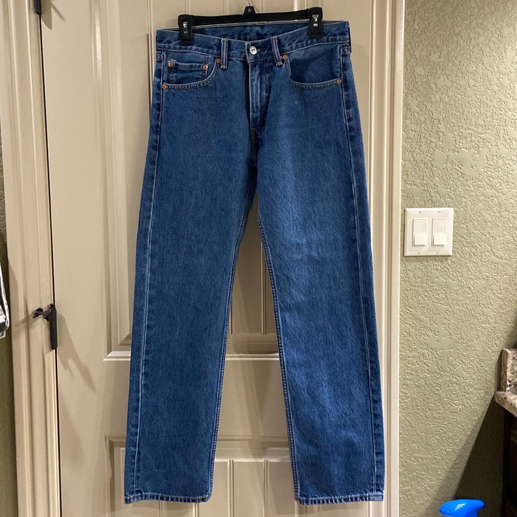 Mens Dark Blue Levis Style 505 By Levi Strauss Brand Euc